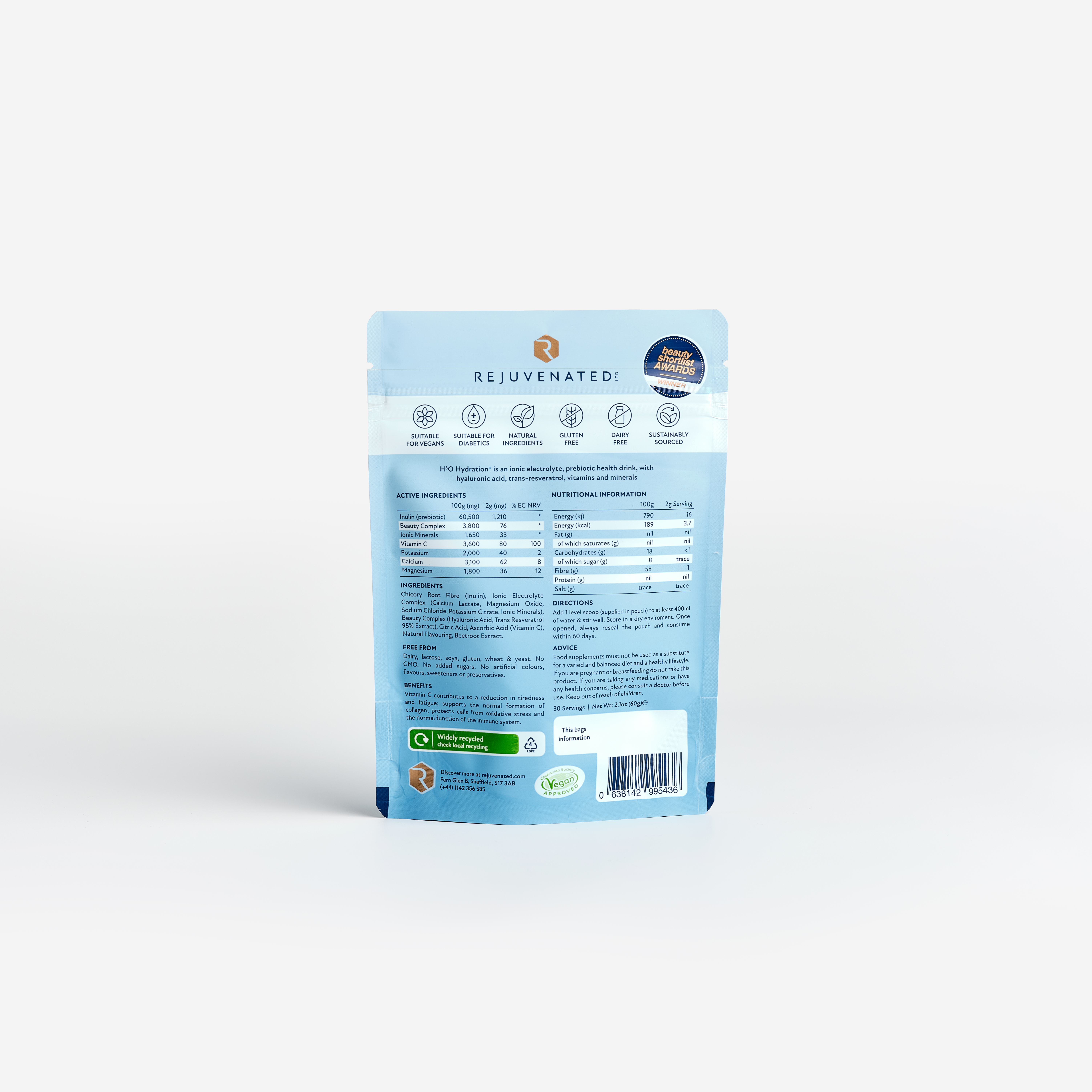 Клітинне зволоження Rejuvenated H3O Hydration for Super Healthy and Hydrated Skin
